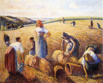 Las espigadoras 1889 Camille Pissarro Pinturas al óleo
